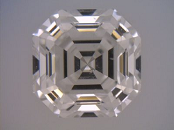 nice looking asscher cut diamond