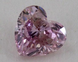 fancy purple pink heart cut diamond