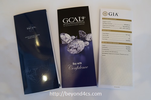 gcal报告手册gia证书