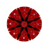 坚实的红色和黑色定义的箭头Idealscope圆形辉煌